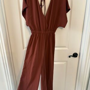Bishop + Young Burnt Orange Jumpsuit